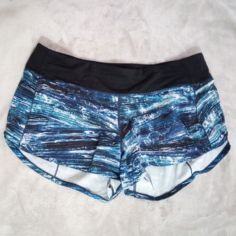 Lululemon Speed Up Shorts Shorelines 10